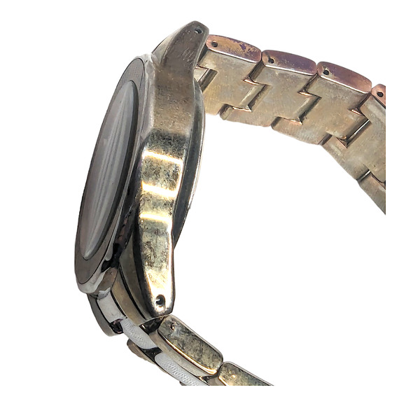 Vtg Paul Jardin Two Tone Stainless Steel Wristband Quartz Movement Mens Watch - Picture 7 of 7